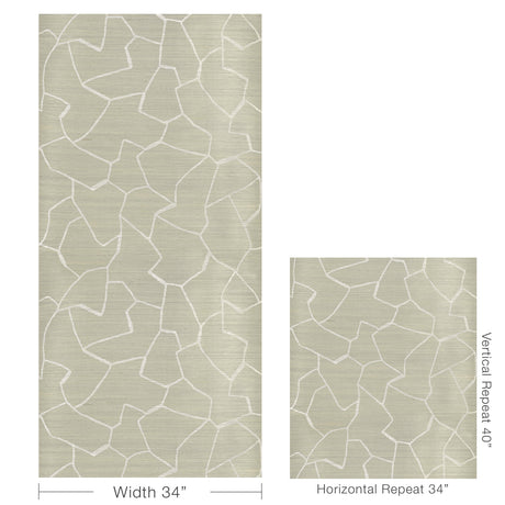 Donghia W-BARK CLOTH CLOUD Wallpaper