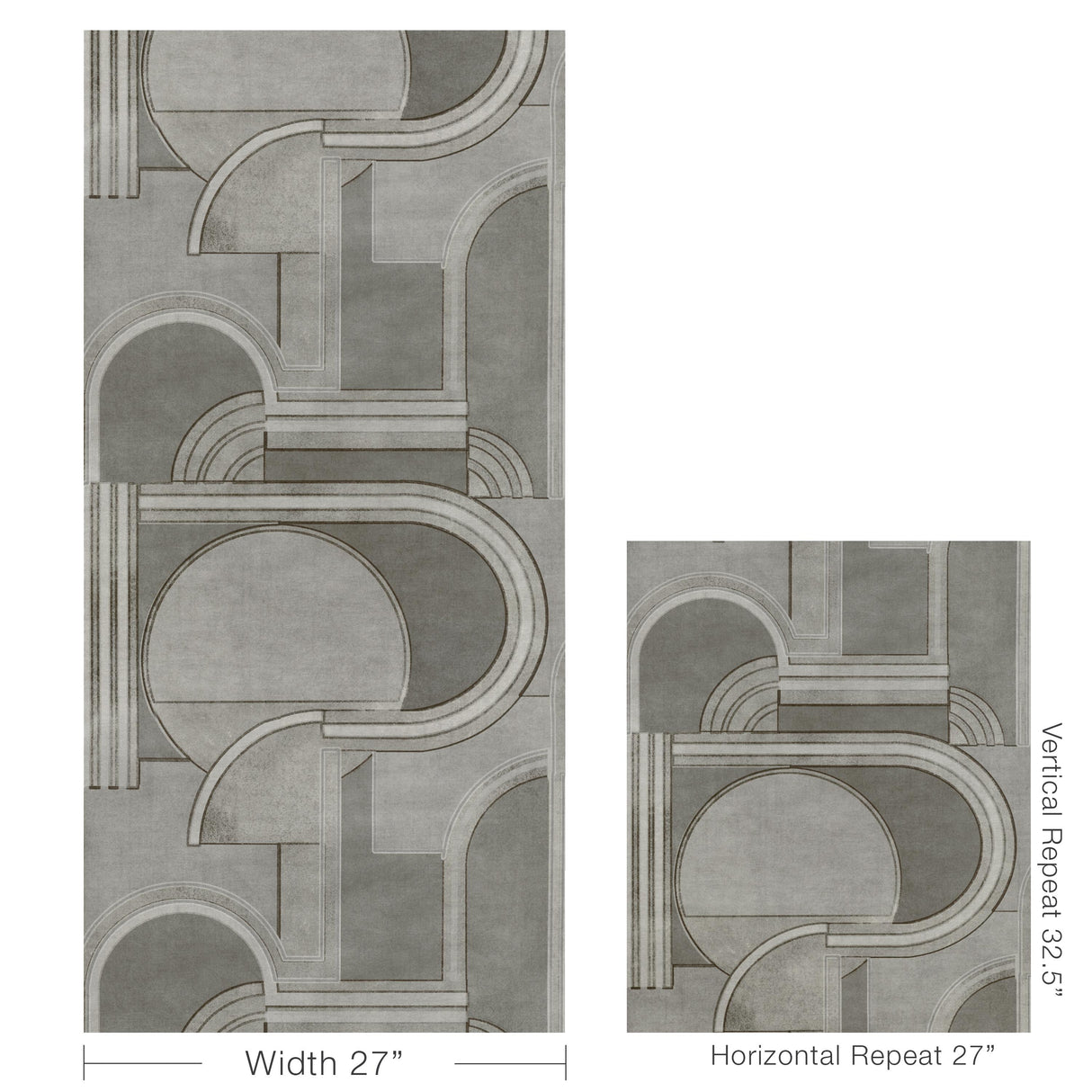 Donghia METROPOLIS SILVER Wallpaper