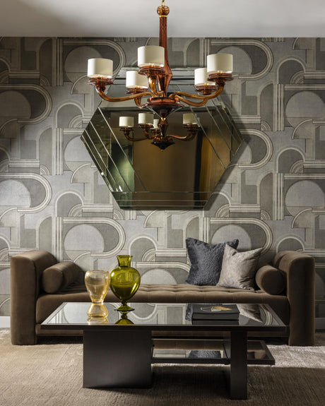 Donghia METROPOLIS SILVER Wallpaper