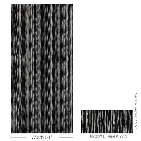 Donghia BRANCHING OUT CHARCOAL Upholstery Fabric