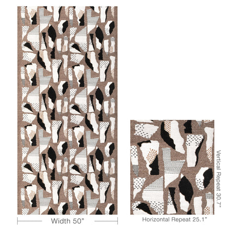 Donghia RIVER STONE EARTH Drapery Fabric