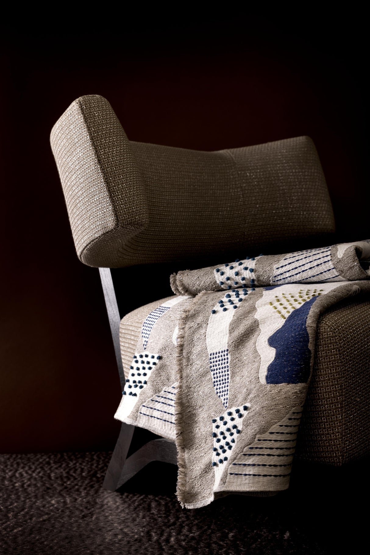 Donghia RIVER STONE EARTH Drapery Fabric