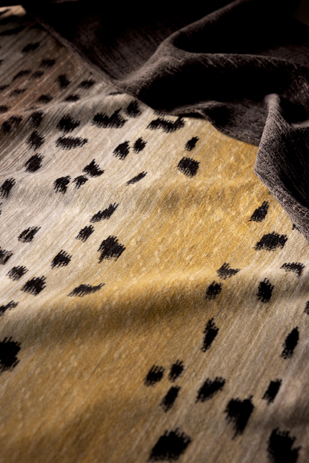 Donghia LA DOLCE VITA CHARCOAL BROWN Upholstery Fabric