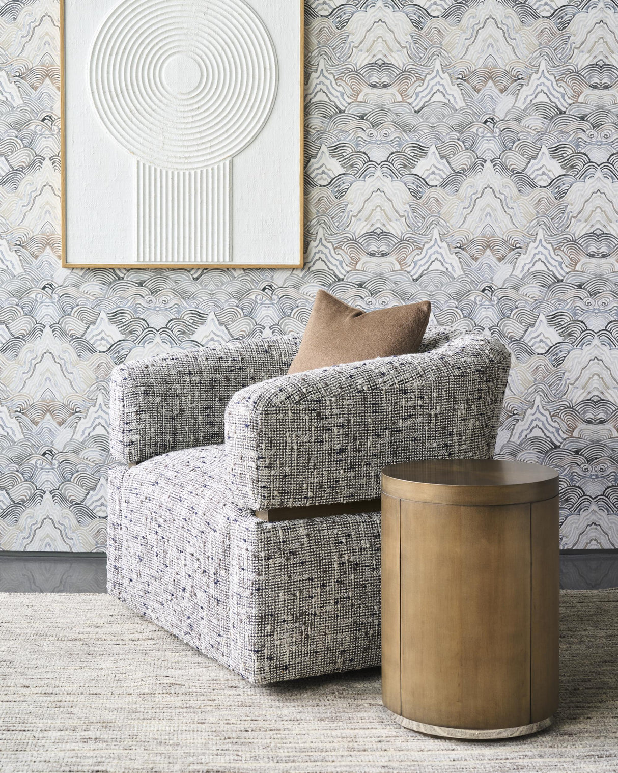 Donghia KNOTS LANDING GRANITE Upholstery Fabric