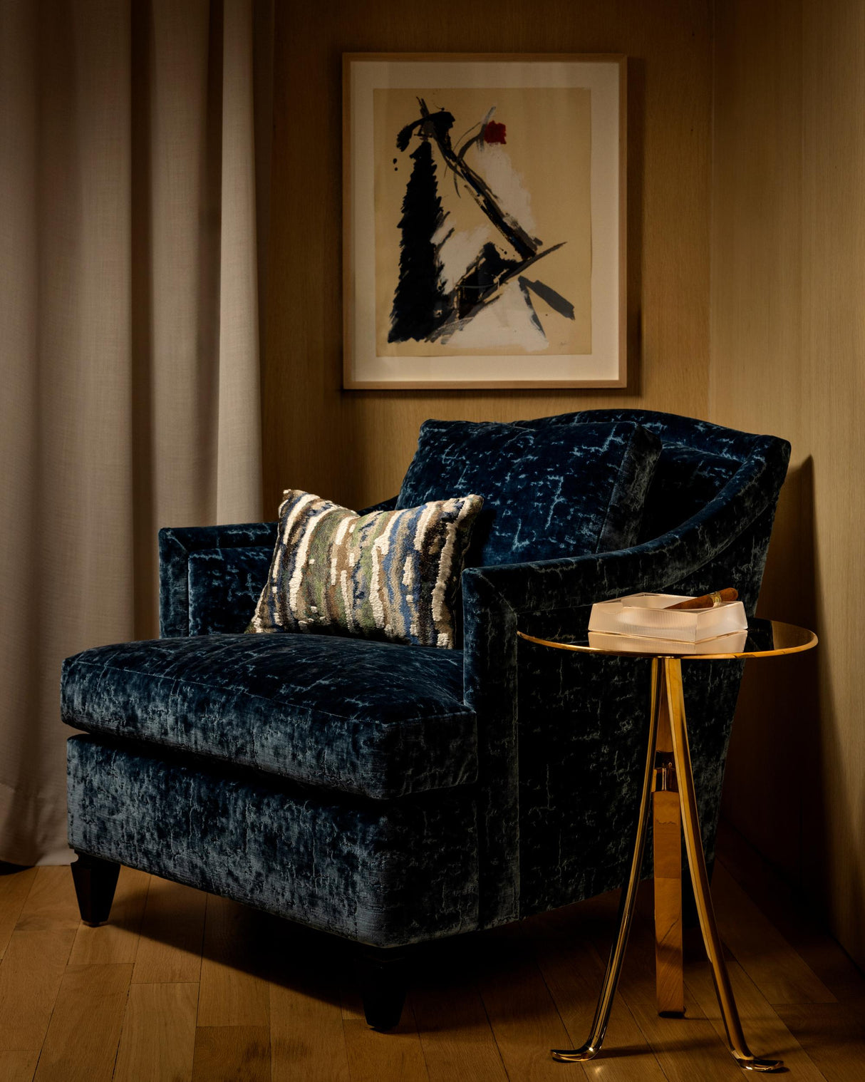 Donghia BARK BLUE Drapery Fabric