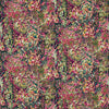 Clarke & Clarke Aubrey Velvet Forest/Raspberry Upholstery Fabric