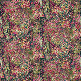 Clarke & Clarke AUBREY VELVET FOREST/RASPBERRY Upholstery Fabric