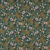 Clarke & Clarke HAZELBURY LINEN FOREST Fabric