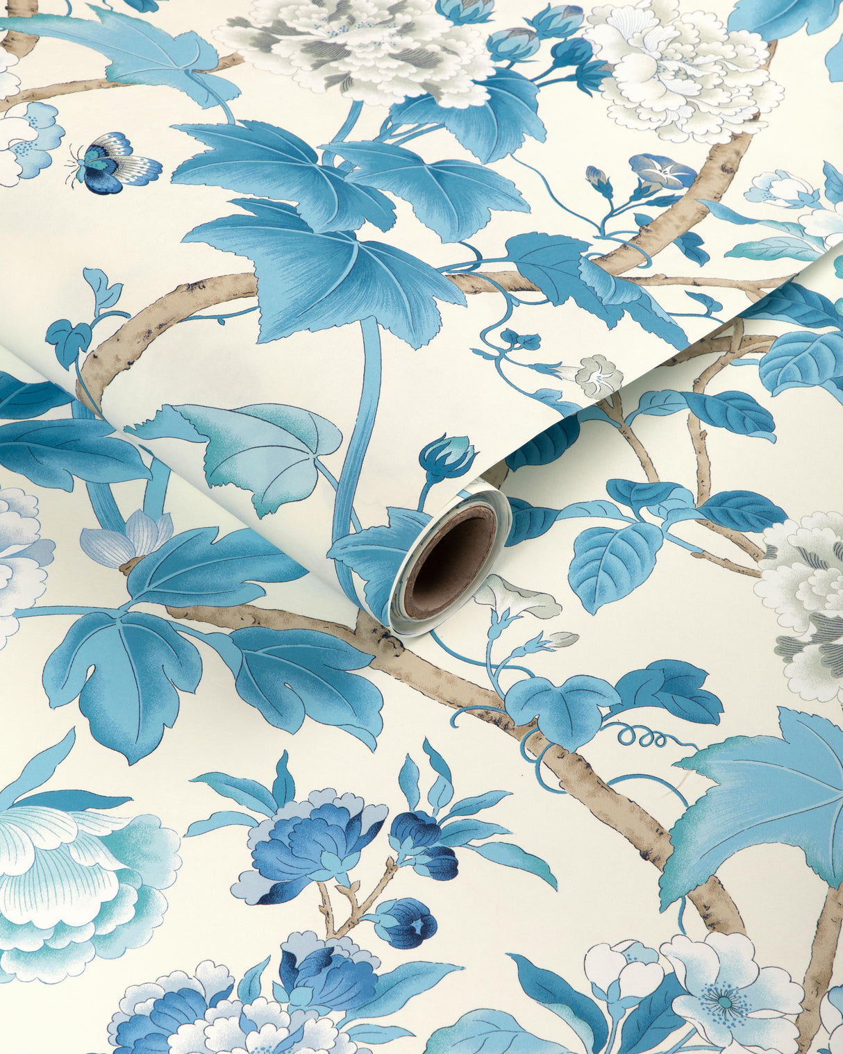 Lee Jofa GARDENIA PAPER DELFT/SKY Wallpaper