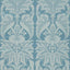 Zoffany Clandon Damask Wedgwood Blue Fabric