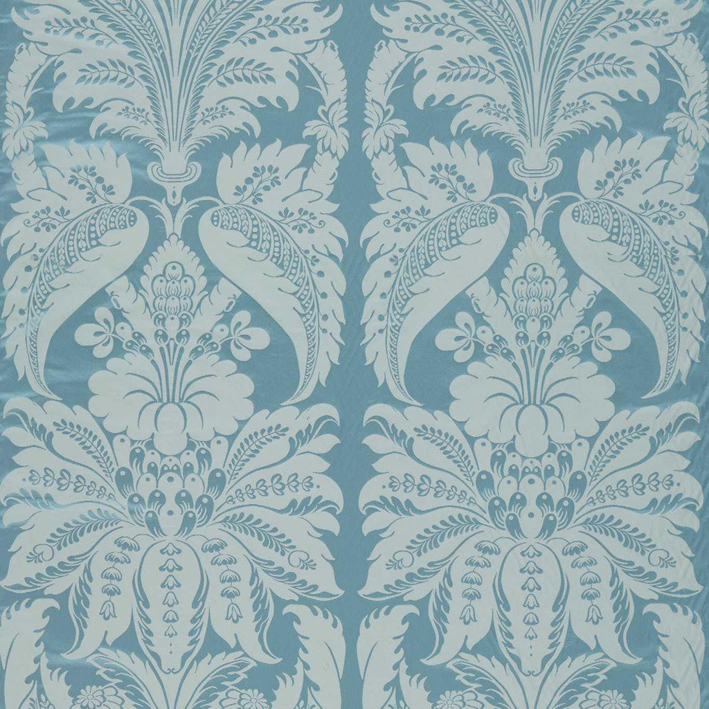Zoffany Wedgwood Blue Suffolk Damasks & Stripes Fabric