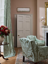 Zoffany Wedgwood Blue Suffolk Damasks & Stripes Fabric