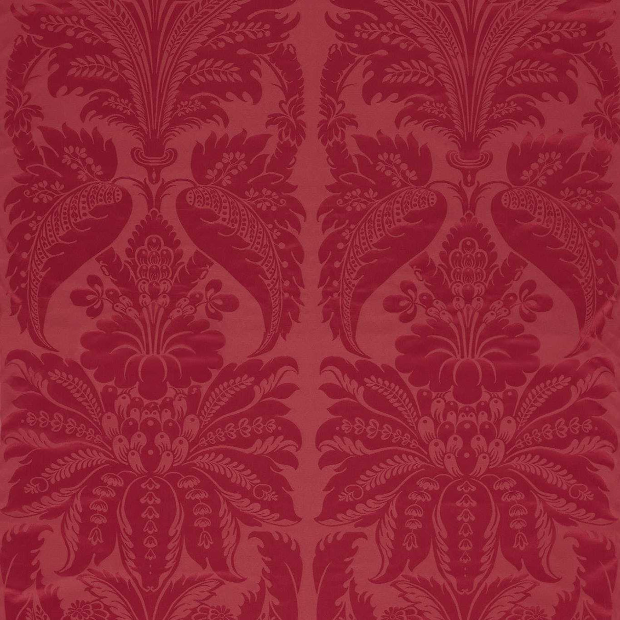 Zoffany Clandon Damask Cinnabar Fabric