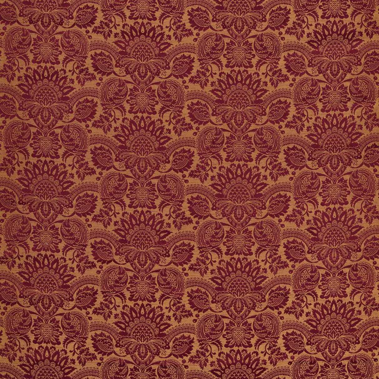 Zoffany Pomegranate Brocatelle Cochineal Fabric
