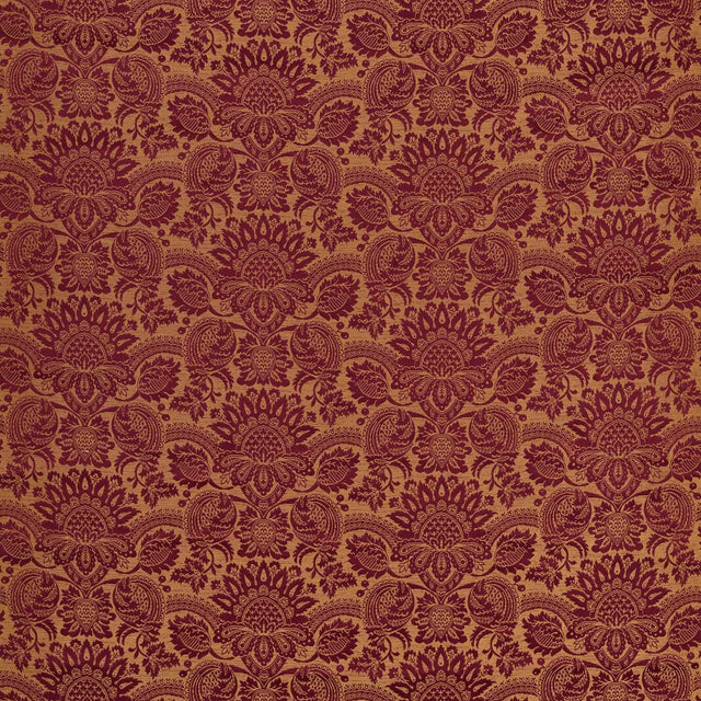 Zoffany Pomegranate Brocatelle Cochineal Fabric