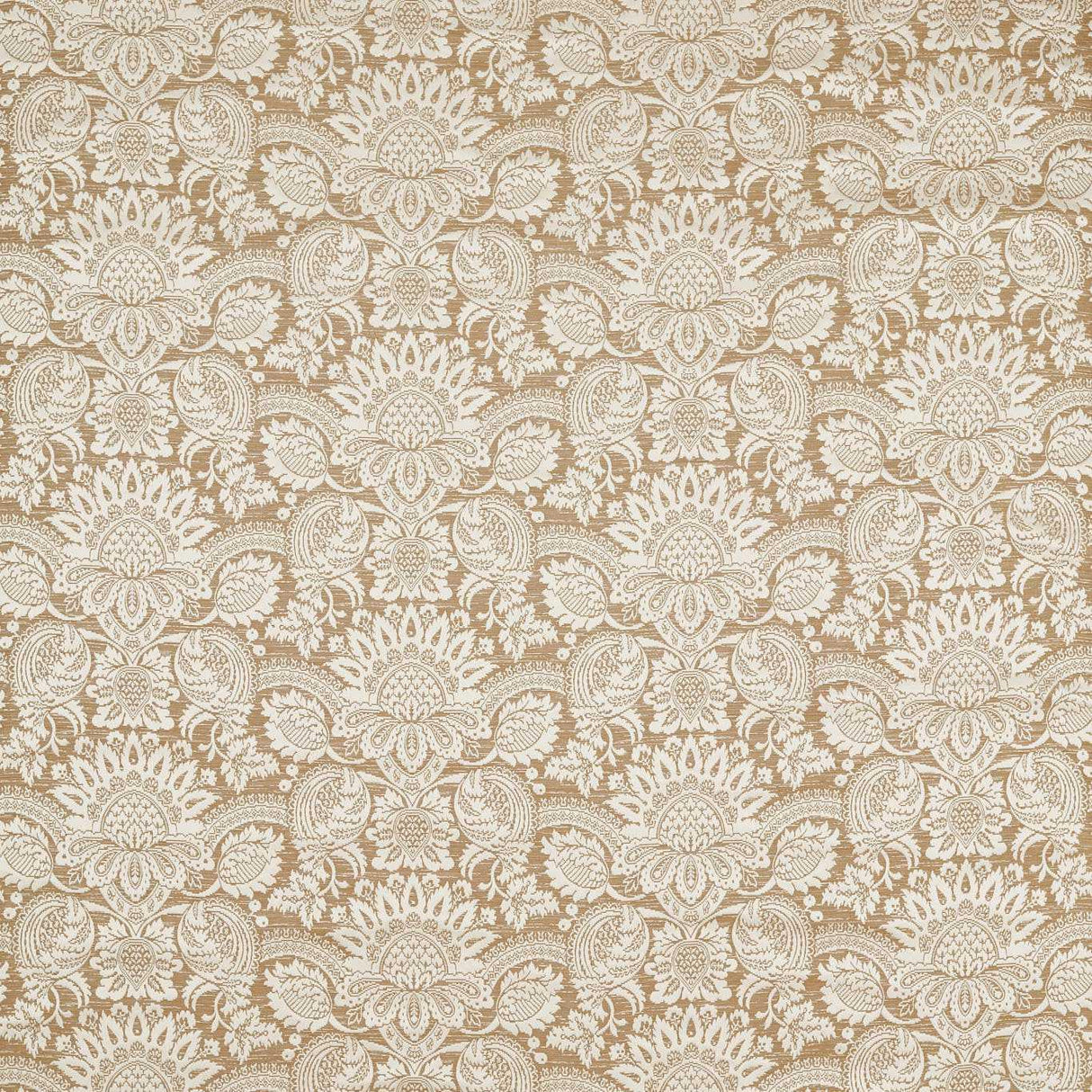 Zoffany Pomegranate Brocatelle Pale Gold Fabric