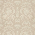 Zoffany Arabesque Silk Warm White Fabric