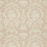 Zoffany Arabesque Silk Warm White Fabric