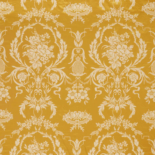 Zoffany Arabesque Silk Tigers Eye Fabric