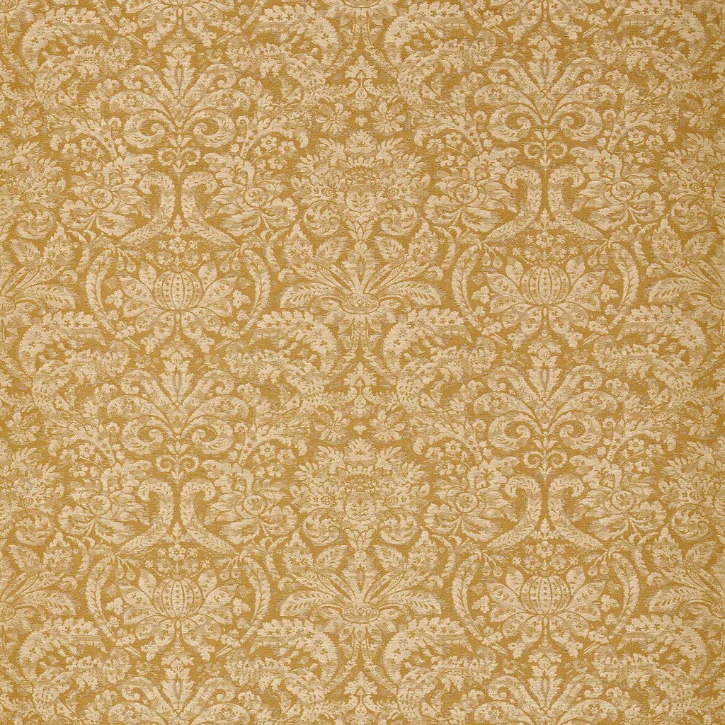 Zoffany Gold Suffolk Damasks & Stripes Fabric