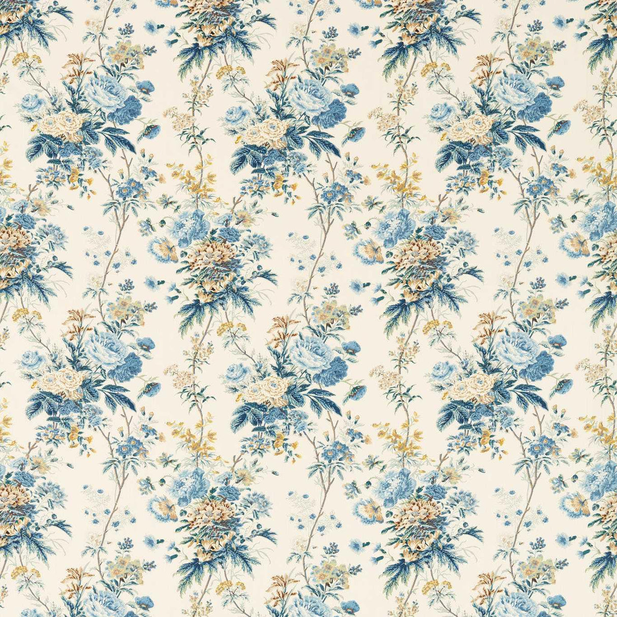 Sanderson Lakeland Paradis Poppinjay/Lion Fabric