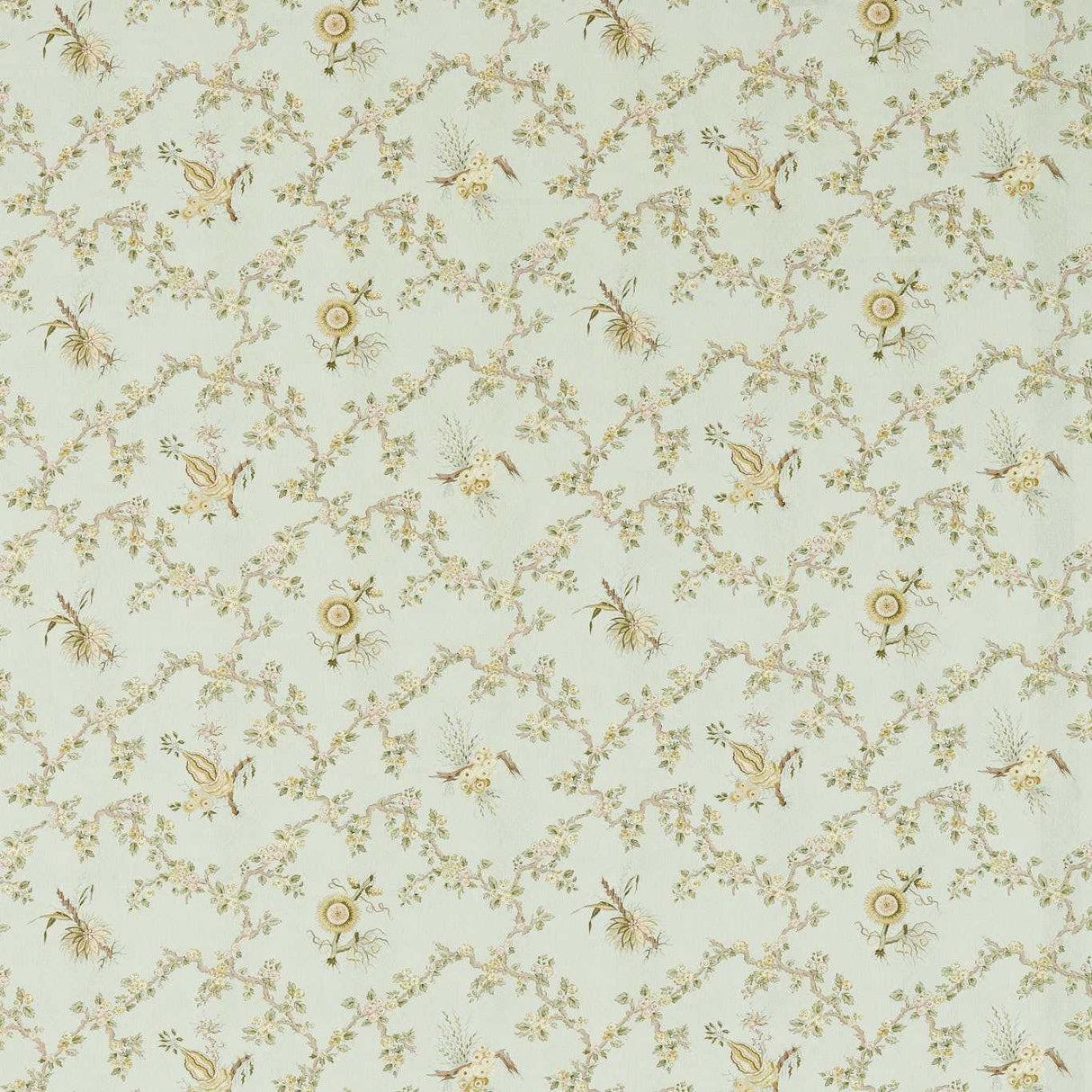 Sanderson Trelliage Aphrodite/Blush Fabric