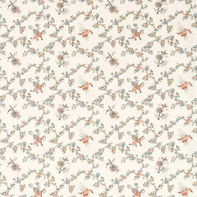 Sanderson Trelliage Sandstone/Woad Fabric