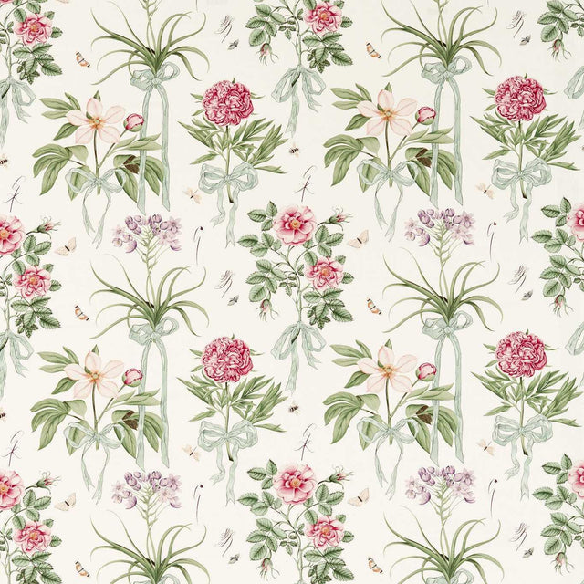 Sanderson Cupid`s Beau Parchment/Madder Fabric