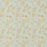 Sanderson Mydsomer Pickings Smog Blue/Lame Gold Fabric