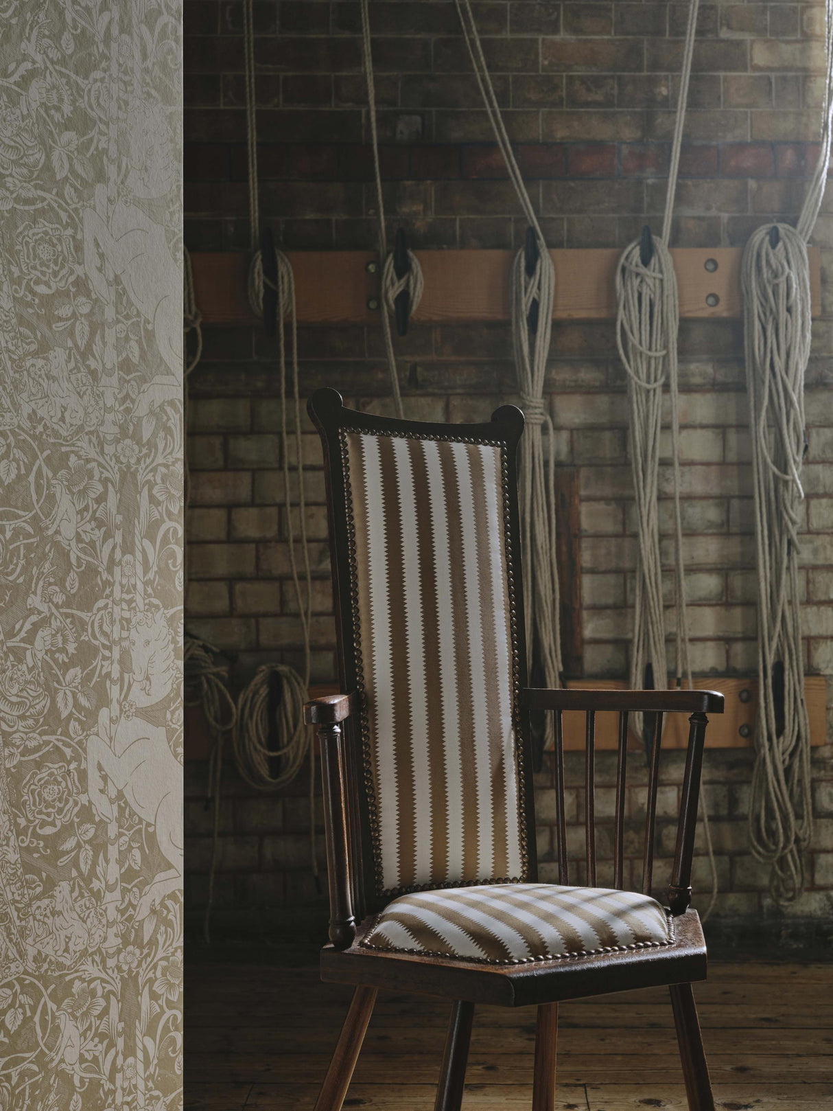 Sanderson Nut/Alabaster SANDERSON X GILES DEACON FABRICS Fabric