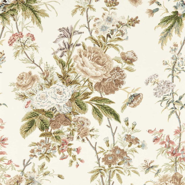 Sanderson Lakeland Paradis Walnut Wallpaper