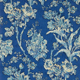 Sanderson Fringed Tulip Toile Smalt Wallpaper