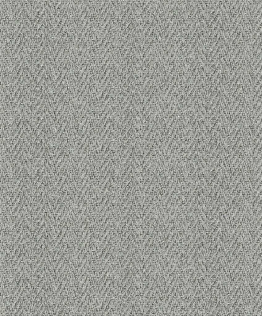 Galerie Chevron Sisal Weave Silver Grey Wallpaper