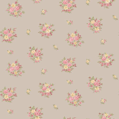 Galerie Floral Bunch Beige Wallpaper