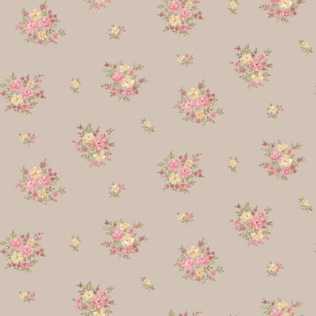 Galerie Floral Bunch Beige Wallpaper