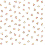 Galerie Floral Motif White Wallpaper