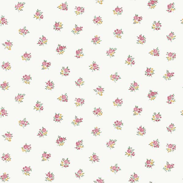 Galerie Floral Motif Cream Wallpaper