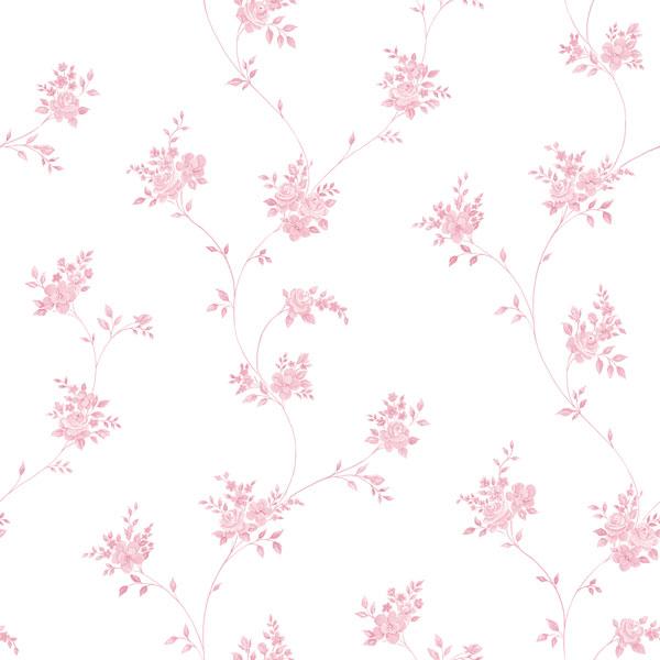 Galerie Floral Trail Pink Wallpaper