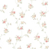 Galerie Floral Trail White Wallpaper