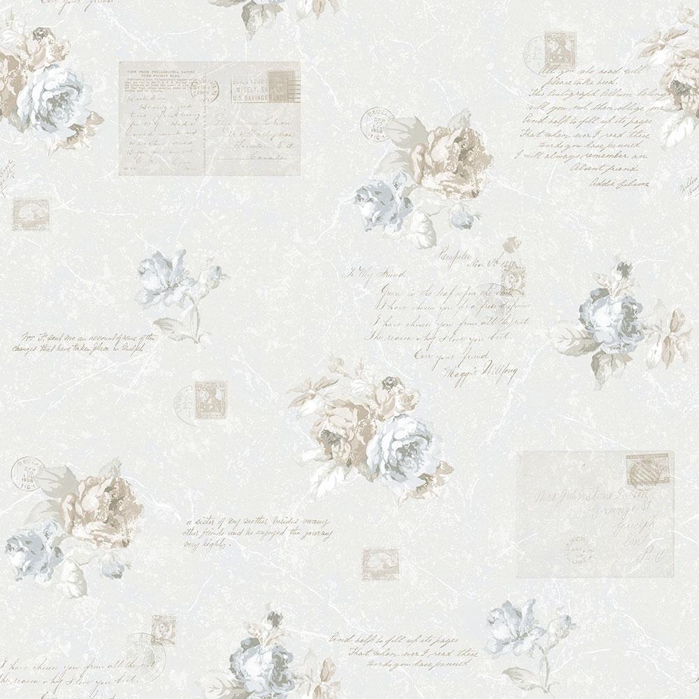 Galerie Vintage Rose Beige Wallpaper