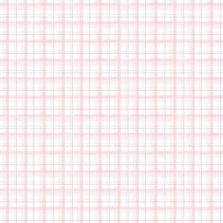 Galerie Country Check Pink Wallpaper