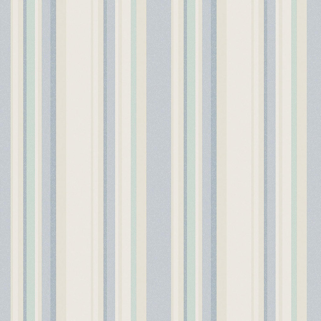 Galerie Multi Stripe Blue Wallpaper