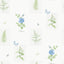 Galerie Rose Botanical Motif Blue Wallpaper