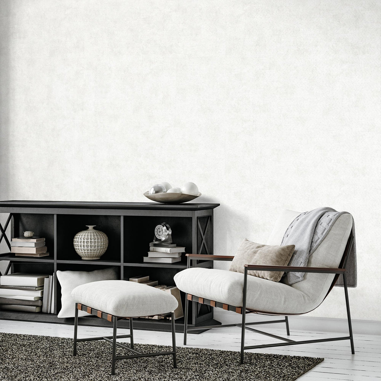 Galerie Cord Cream Wallpaper