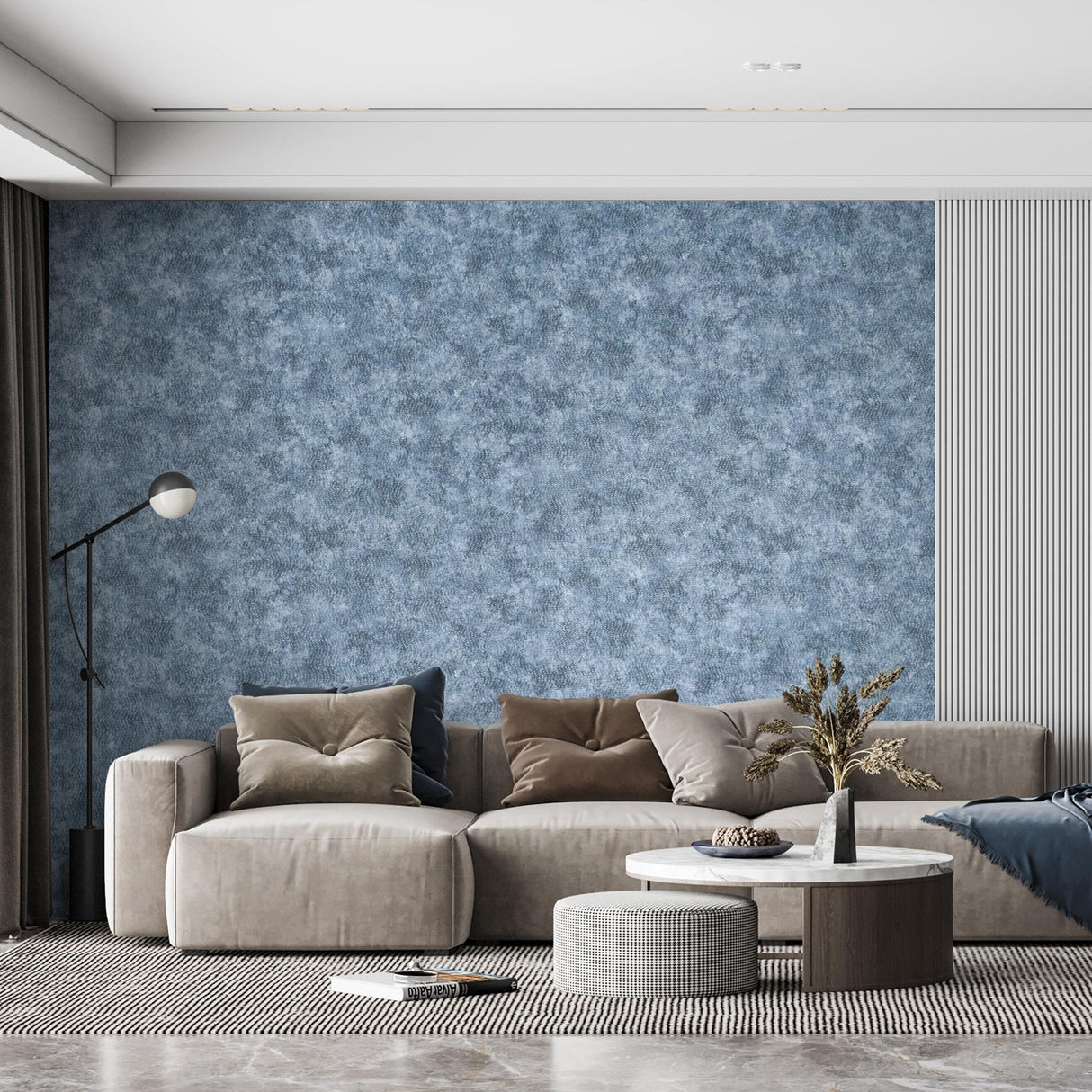 Galerie Cord Blue Wallpaper