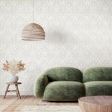 Galerie Brocade White Wallpaper