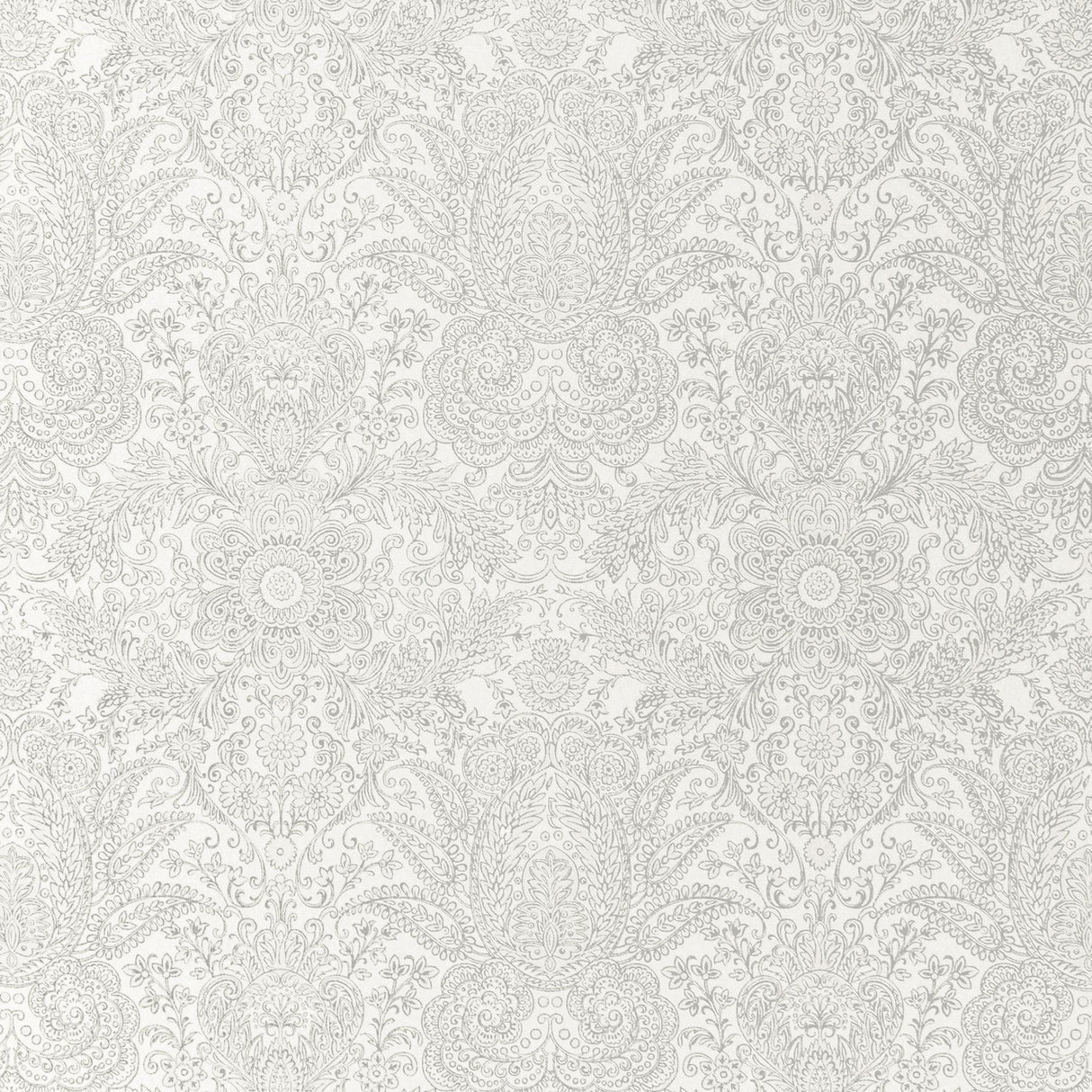 Galerie Brocade White Wallpaper