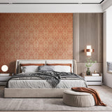 Galerie Brocade Red Wallpaper