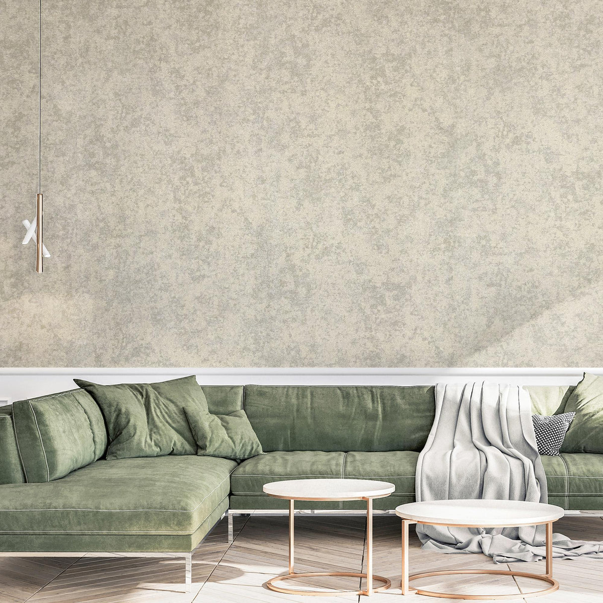 Galerie Satin Cream Wallpaper