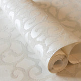 Galerie Pluto Pearl White White Wallpaper